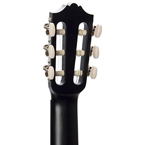 Yamaha Acoustic Guitalele, GL1 – A Hybrid Between Guitar and Ukulele (70 cm) with 6 Strings (3 Nylon/3 Metal Wound, Commonly Known as a Nylon String Set) and Fitted Yamaha Gigbag – Black