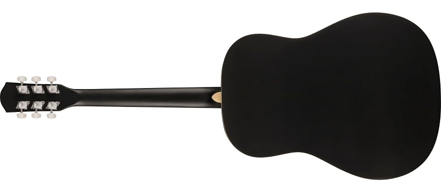 Fender FA-25 Dreadnought Acoustic Guitar, Walnut Fingerboard, Black