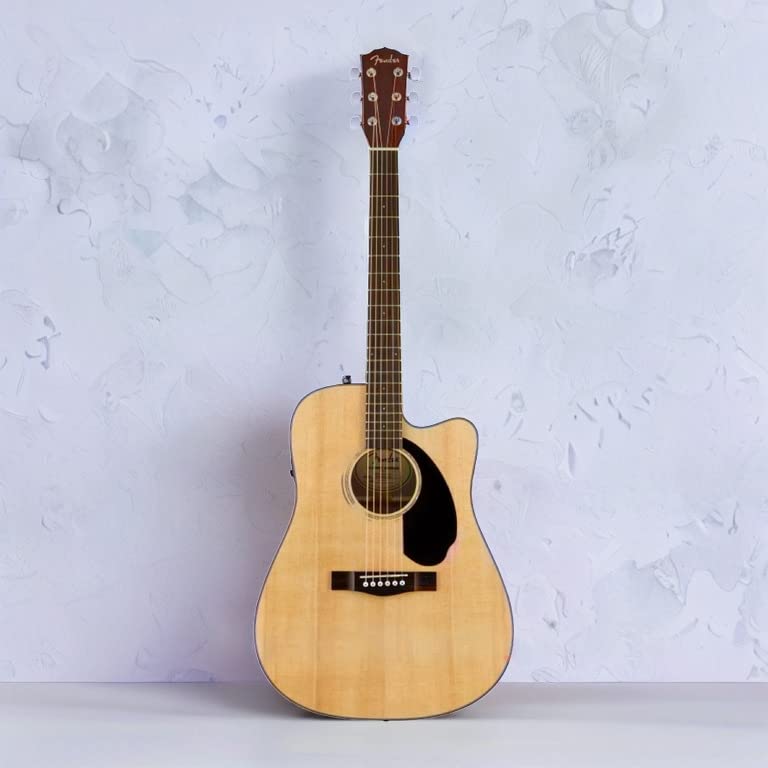 CD-60SCE Dreadnought, Walnut Fingerboard, Natural, Comes with Free Virtual Lessons