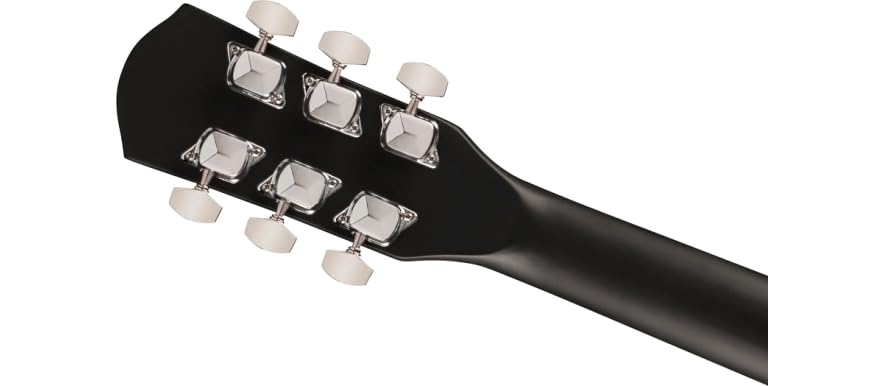 Fender FA-25 Dreadnought Acoustic Guitar, Walnut Fingerboard, Black