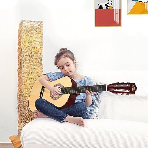 DAWOO 3/4 Size Acoustic Guitar,36 inch Classic Guitar,A Quality Choice for Beginners and Music Lovers.(36 inch)