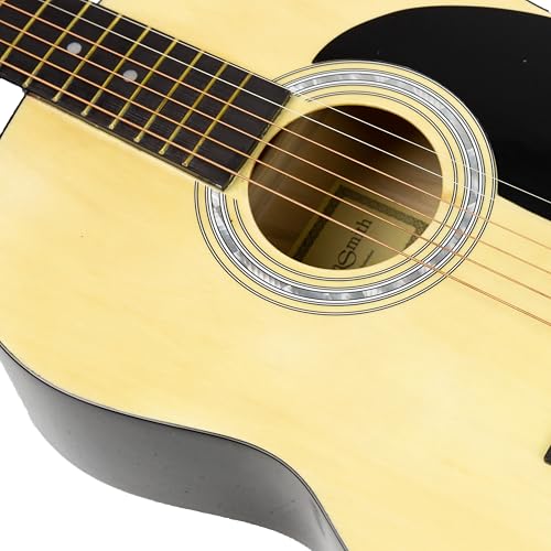 Martin Smith Acoustic Guitar with Guitar Strings, Guitar Plectrums & Guitar Strap