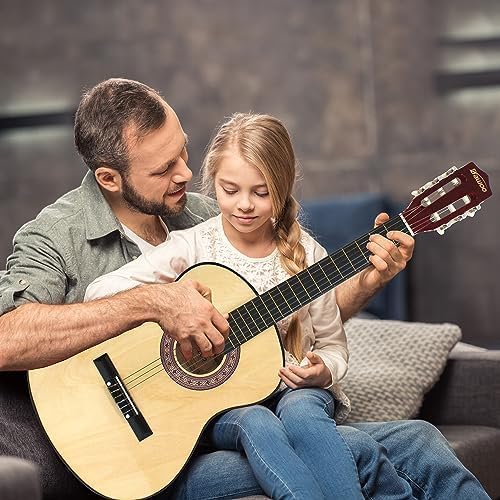 DAWOO 3/4 Size Acoustic Guitar,36 inch Classic Guitar,A Quality Choice for Beginners and Music Lovers.(36 inch)