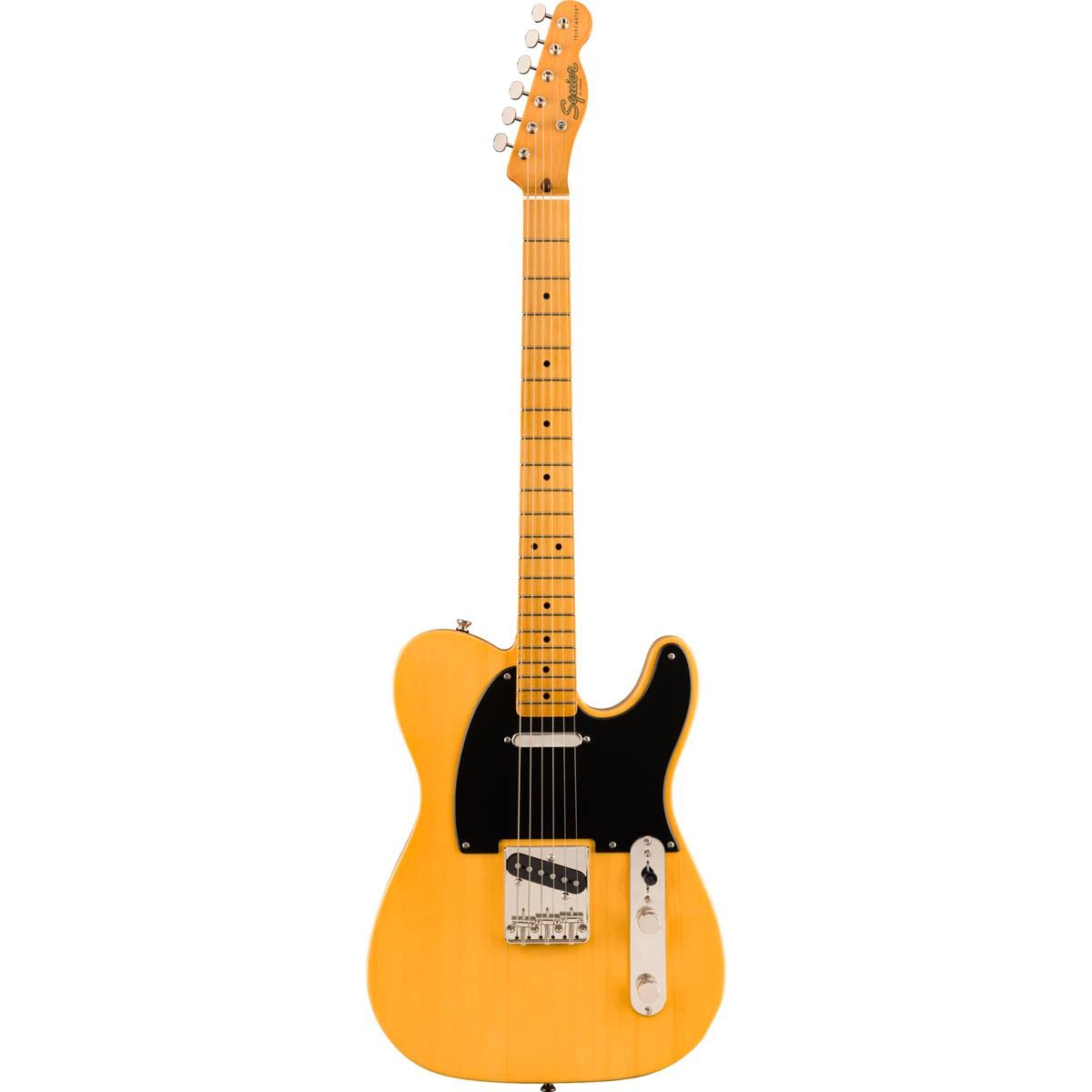 Squier by Fender Classic Vibe 50s Telecaster - Electric Guitar, Maple Fingerboard, Butterscotch Blonde