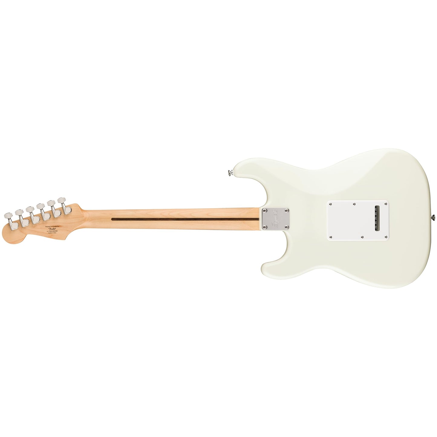 Squier by Fender Limited Edition Sonic® Stratocaster® Electric Guitar HSS, Maple Fingerboard, White Pickguard, Arctic White