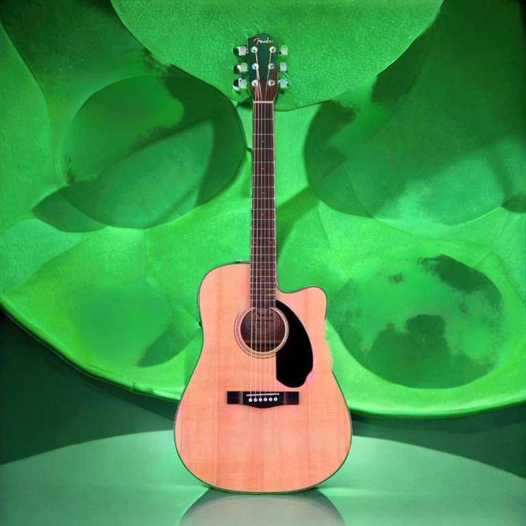 CD-60SCE Dreadnought, Walnut Fingerboard, Natural, Comes with Free Virtual Lessons
