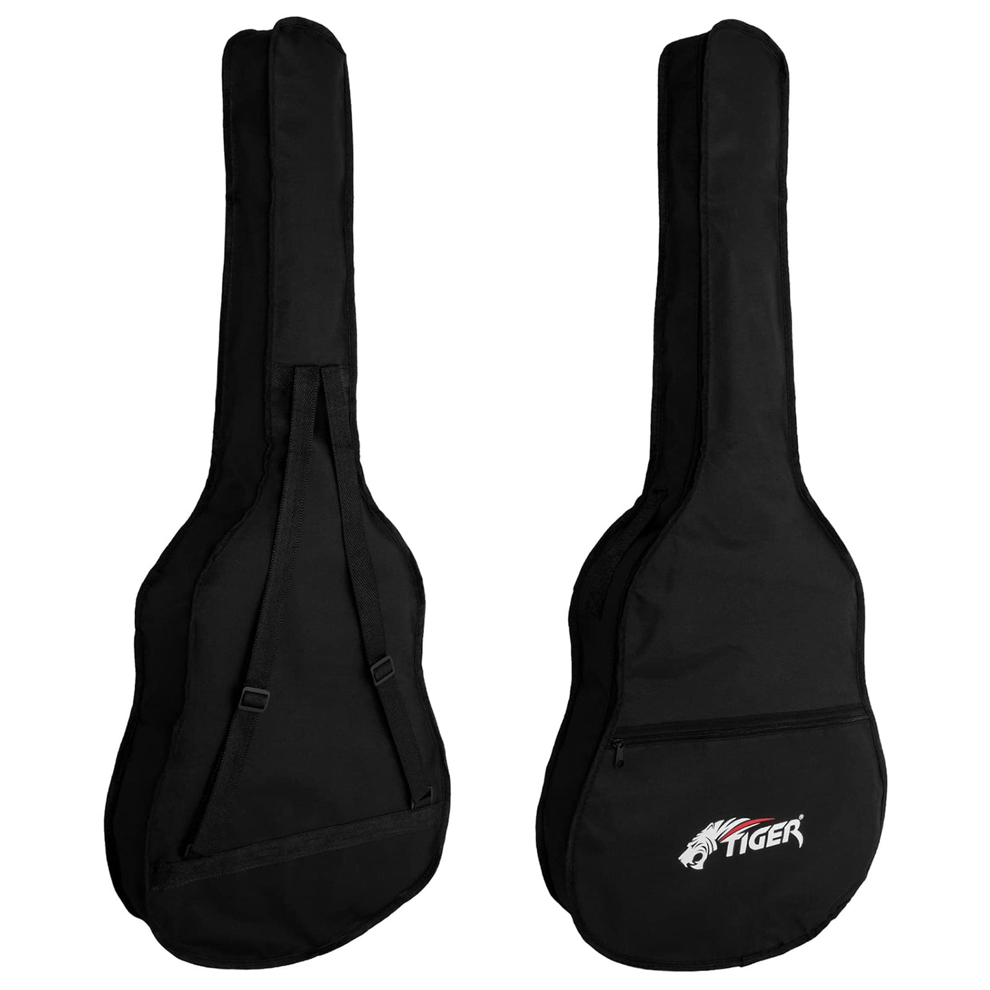 TIGER ACG1-NT34 3/4 Size Acoustic Steel String Guitar - Small body Acoustic Guitar for Ages 9+ with Bag, Strap, Spare Strings and Plectrums - Natural - Now with 6 Months Free Lessons Included