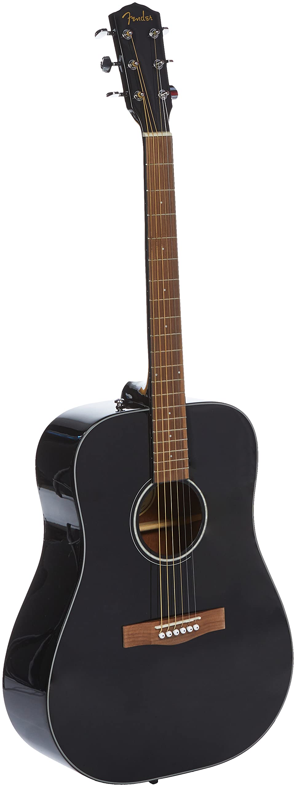 Fender CD-60 Dreadnought V3 DS Acoustic Guitar - Walnut Fretboard - Black, Comes with Free Virtual Lessons