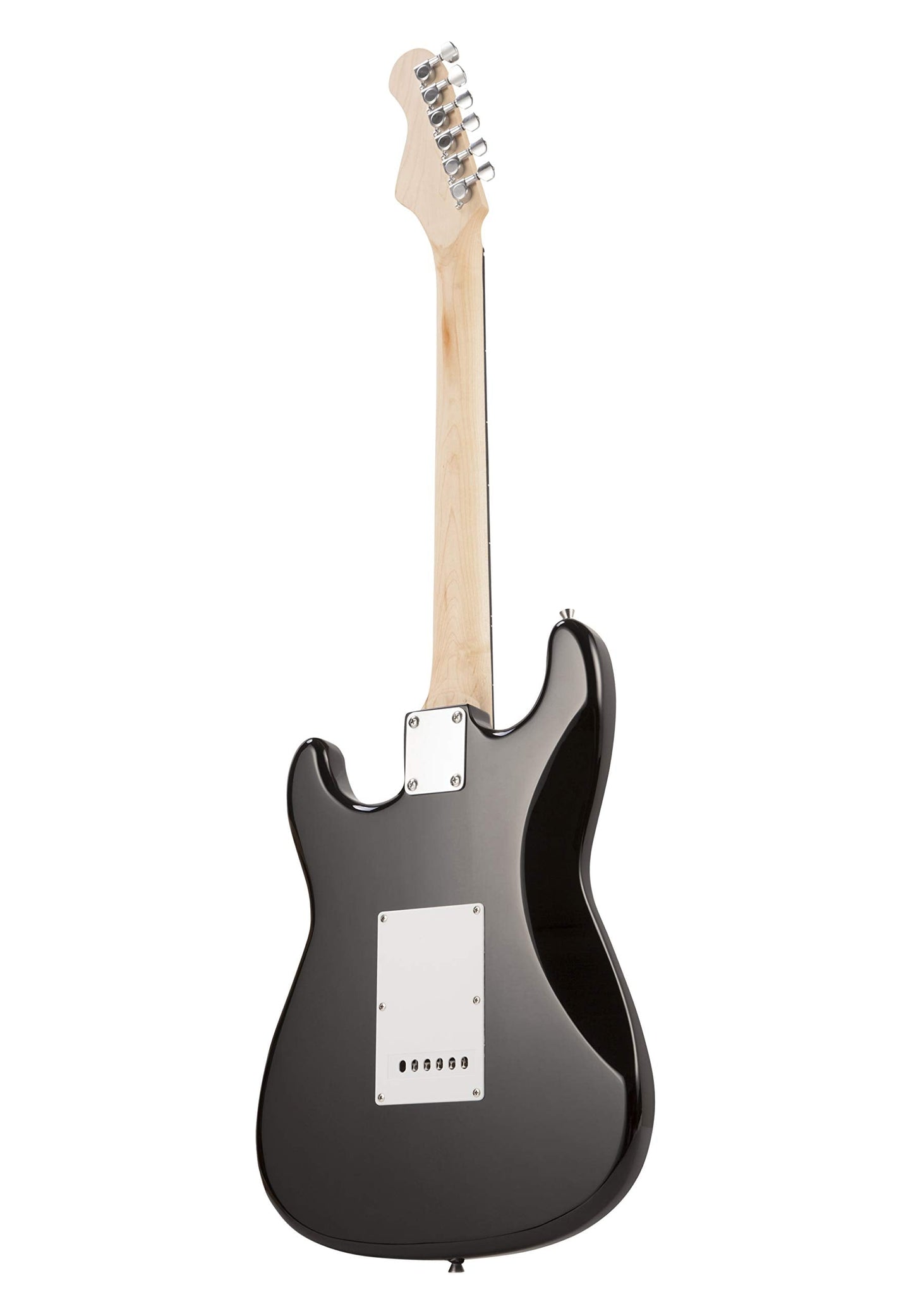 RockJam Full Size Electric Guitar Kit with 10-Watt Guitar Amp, Lessons, Strap, Gig Bag, Picks, Whammy, Lead and Spare Strings - Black