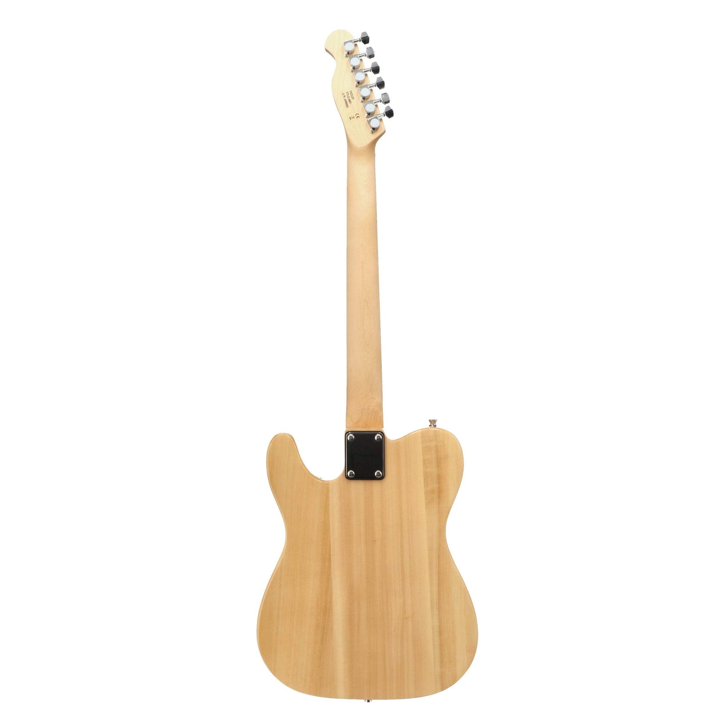 Fazley FTL218NTAB Electric Guitar - Ash Burl - Natural Look - Beginners Guitar - 42 Inches Full Size - Basswood