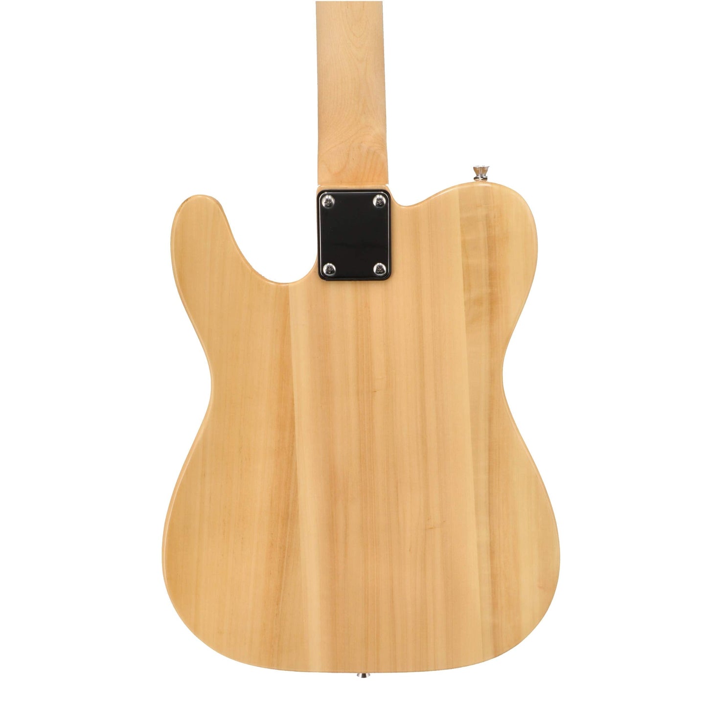 Fazley FTL218NTAB Electric Guitar - Ash Burl - Natural Look - Beginners Guitar - 42 Inches Full Size - Basswood