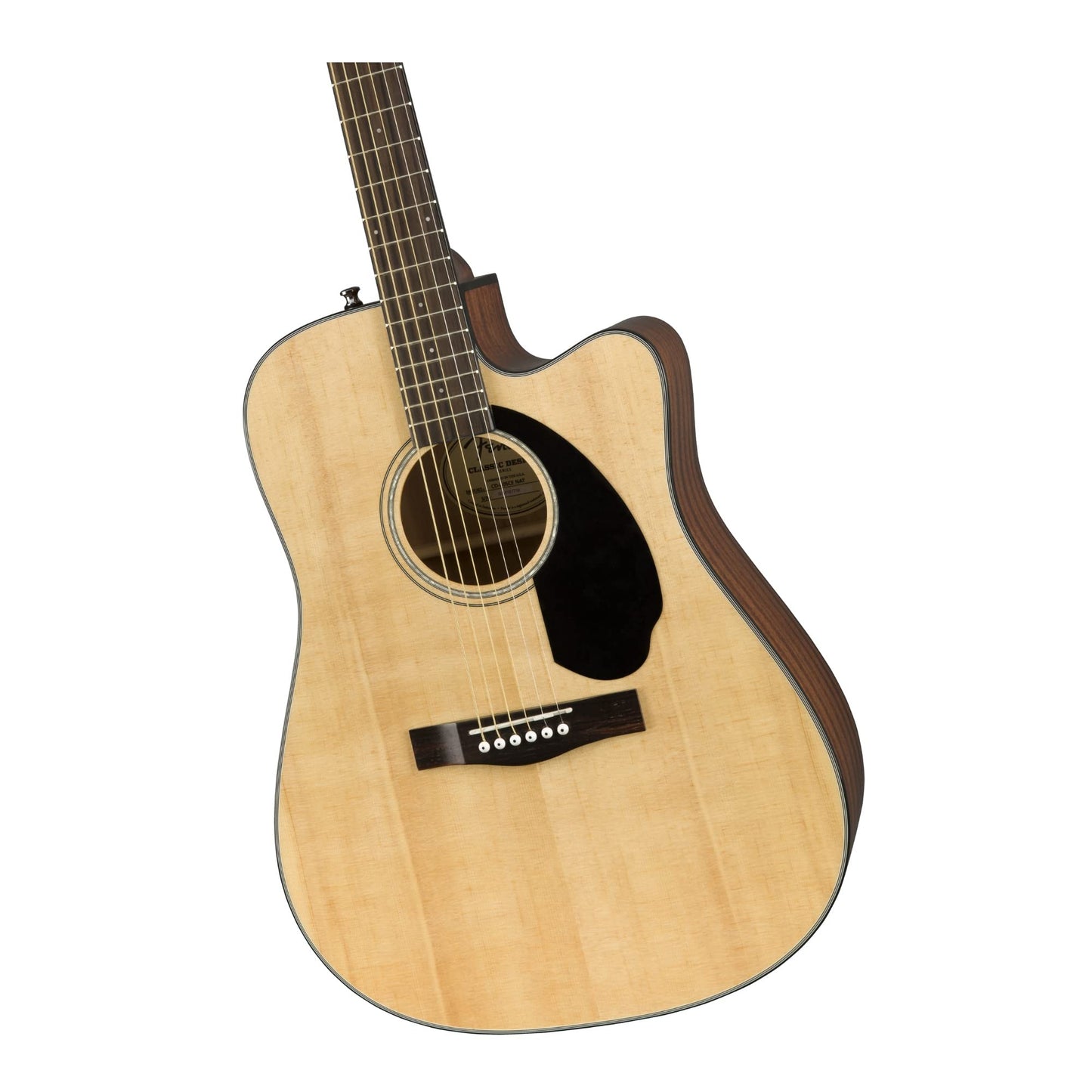 CD-60SCE Dreadnought, Walnut Fingerboard, Natural, Comes with Free Virtual Lessons