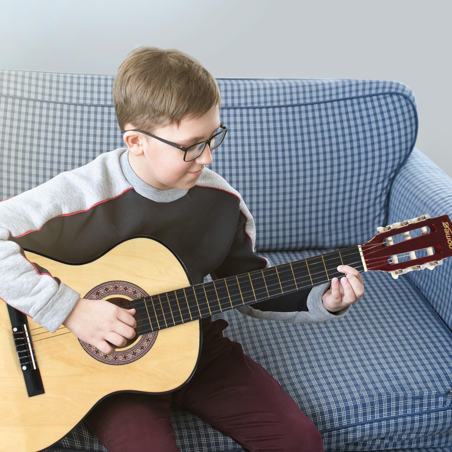 DAWOO 3/4 Size Acoustic Guitar,36 inch Classic Guitar,A Quality Choice for Beginners and Music Lovers.(36 inch)