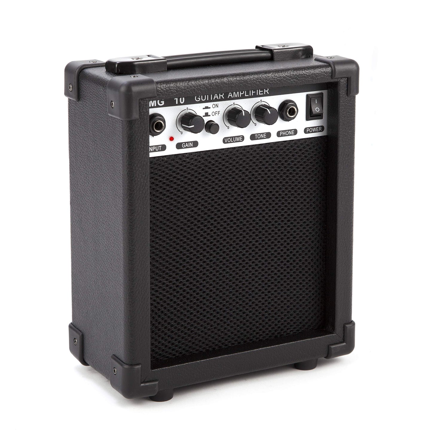 RockJam Full Size Electric Guitar Kit with 10-Watt Guitar Amp, Lessons, Strap, Gig Bag, Picks, Whammy, Lead and Spare Strings - Black